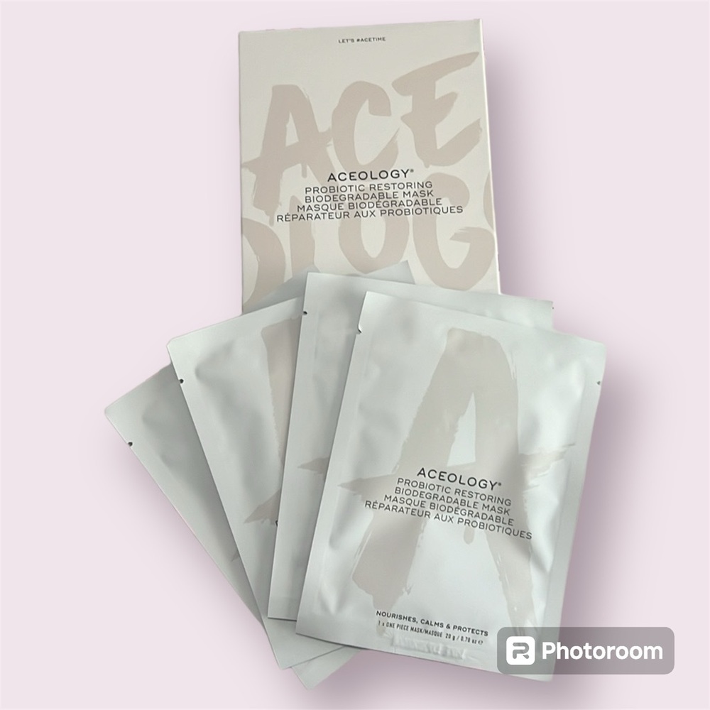 Aceology Probiotic Restoring Mask Pack of 4 New